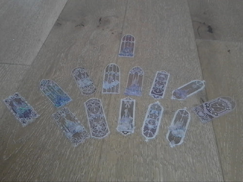 Castle themed bookmarks